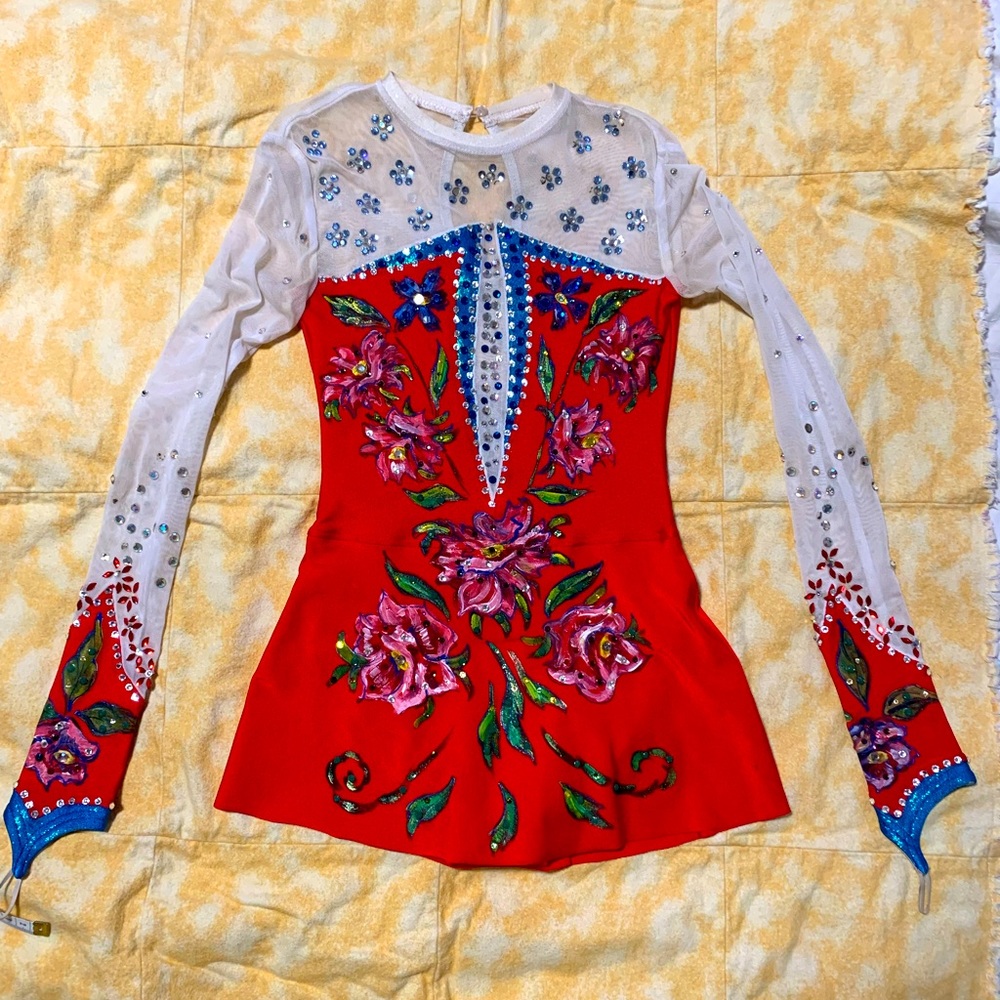 Rhythmic gymnastic/ice skating leotard size 9-10